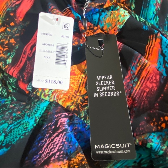 Magicsuit Viper Chloe Tankini Top Size 10 - Picture 4 of 6